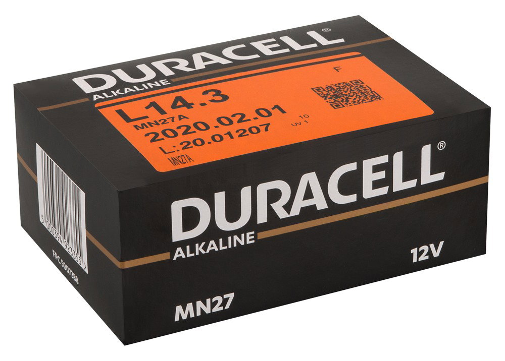 Duracell Batterie 27A 10 x 1er