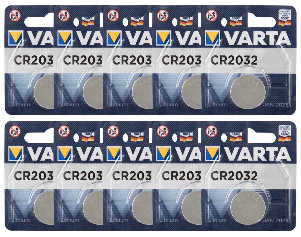Alternative view of Varta 10 x 1er Batterie CR2032