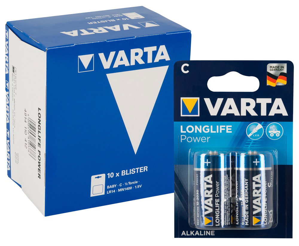 Alternative view of Varta Batterie C 10x2er