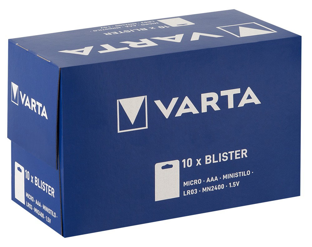 Varta Batterie AAA 10x4er