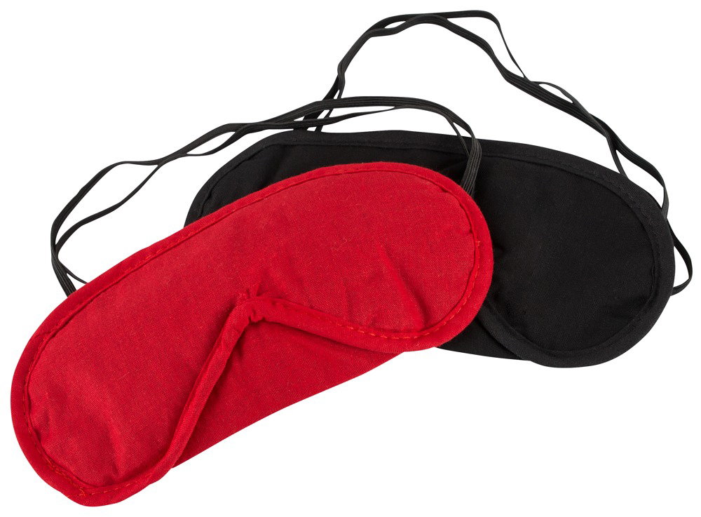 Alternative view of Cottelli ACCESSOIRES Augenmasken-Set rot/schwarz