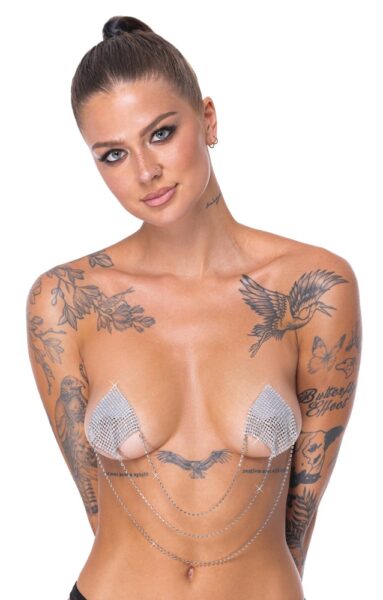 Cottelli ACCESSOIRES Nipple Sticker Square – Bild 3