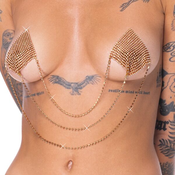 Cottelli ACCESSOIRES Nipple Sticker Square – Bild 4