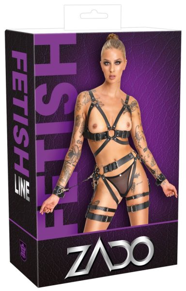 ZADO Harness-Set aus Leder