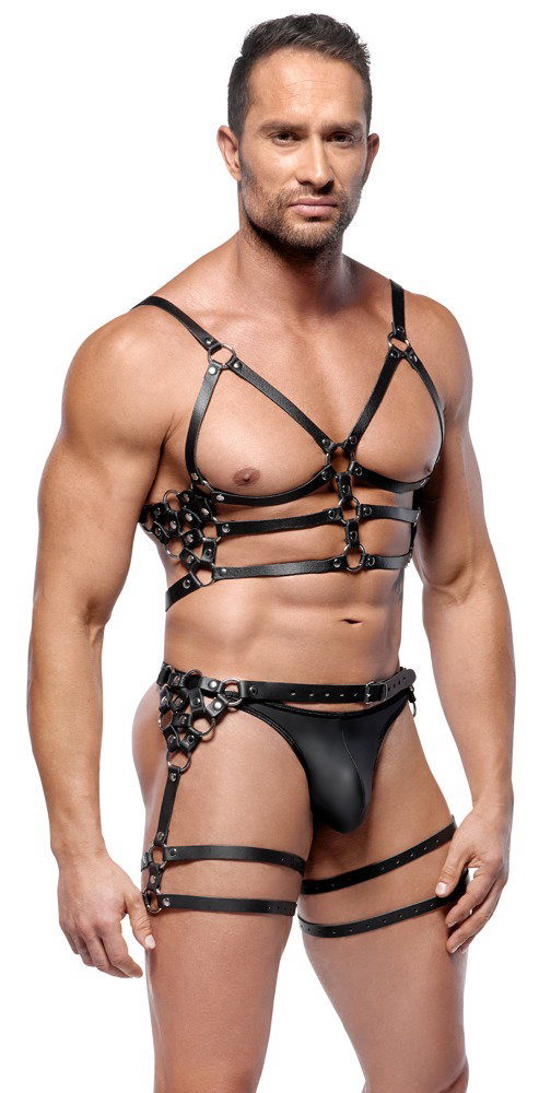 Alternative view of ZADO Harness-Set aus Leder