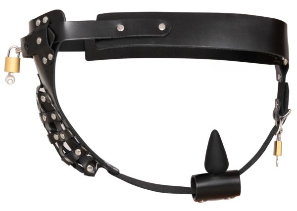 ZADO Keuschheits-String aus Leder – Bild 7