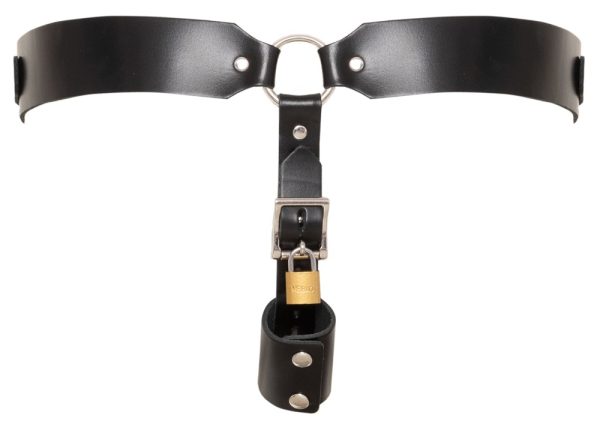 ZADO Keuschheits-String aus Leder – Bild 8