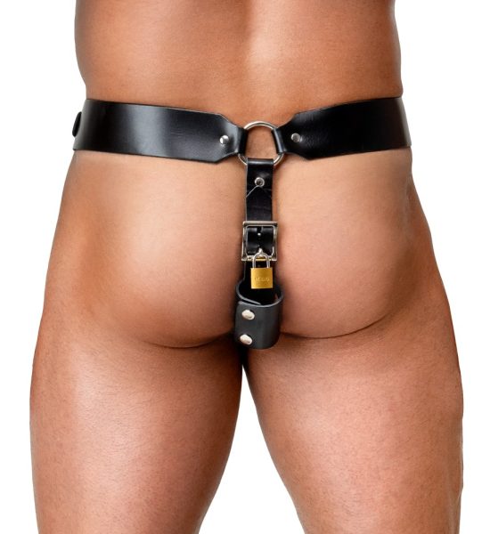 ZADO Keuschheits-String aus Leder – Bild 3