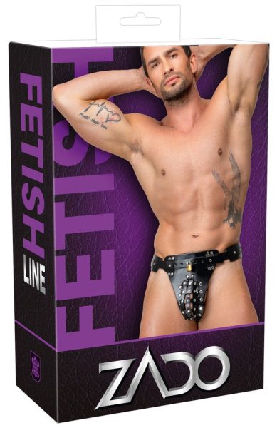ZADO Keuschheits-String aus Leder