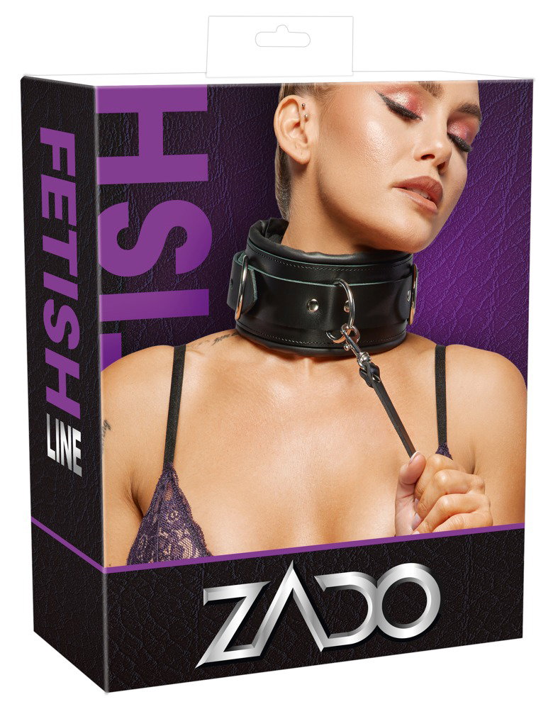 ZADO Halsfessel/Leine aus Leder