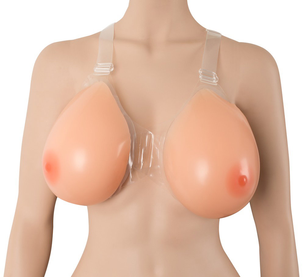 Cottelli ACCESSOIRES Silikonbrüste mit Trägern – Bild 6