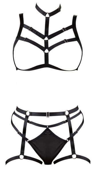 Cottelli LINGERIE Harness-Set – Bild 7