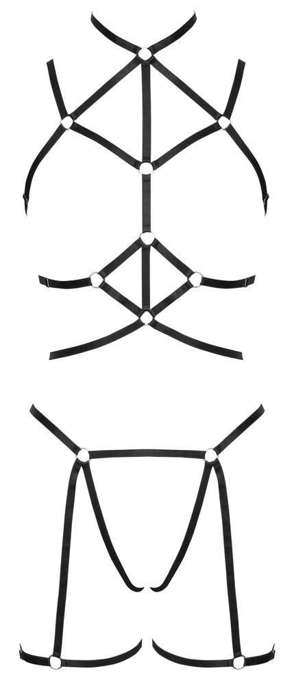 Cottelli LINGERIE Harness-Set – Bild 5
