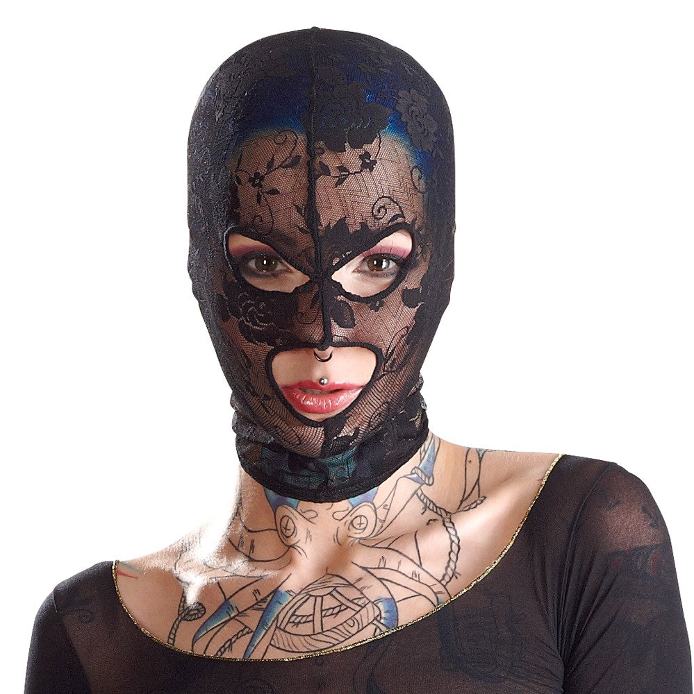 Alternative view of Bad Kitty Kopfmaske Spitze