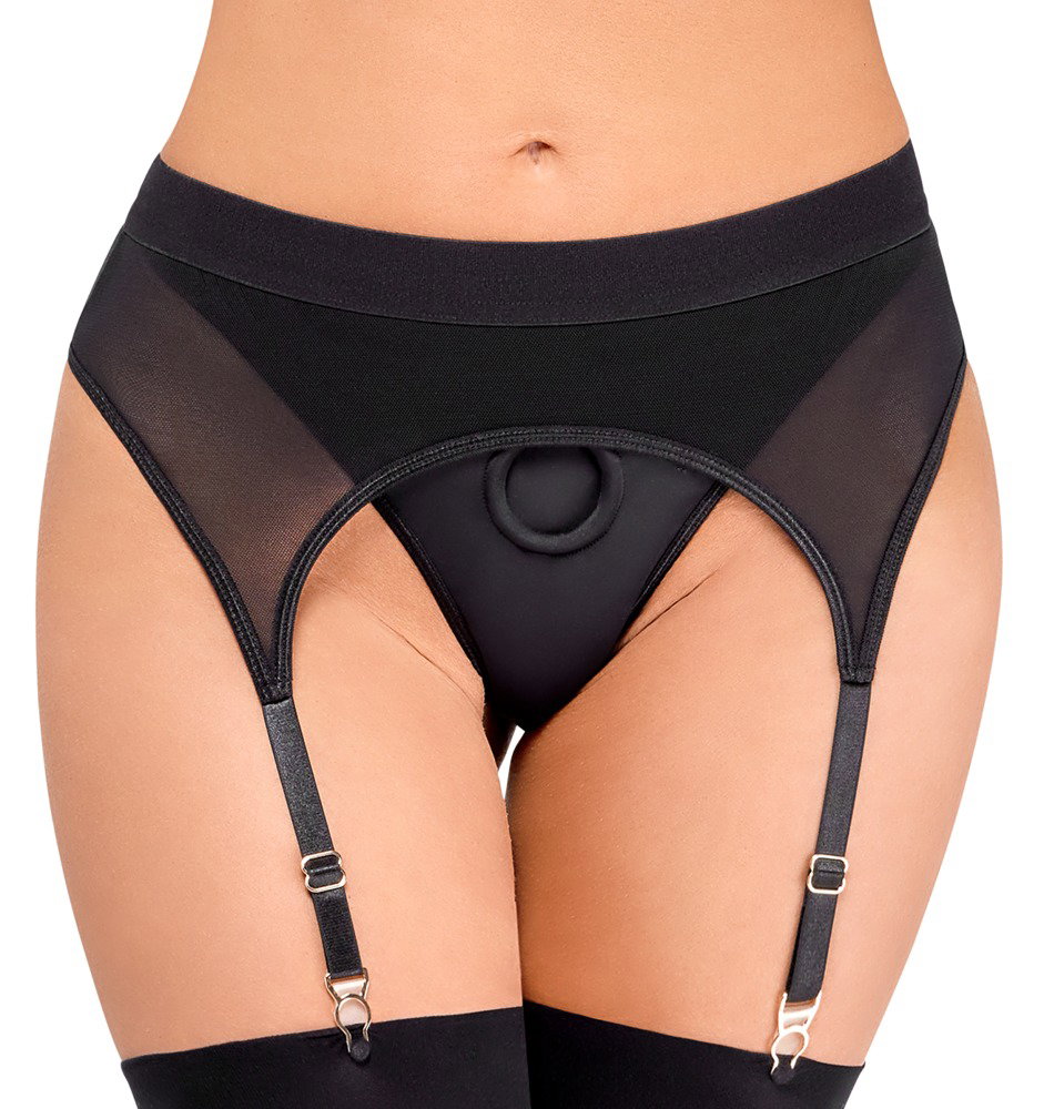 Alternative view of Bad Kitty Strap-on-String mit Strapsen