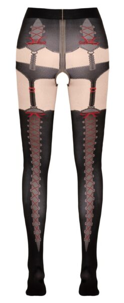 Cottelli LEGWEAR Straps-Strumpfhose – Bild 5