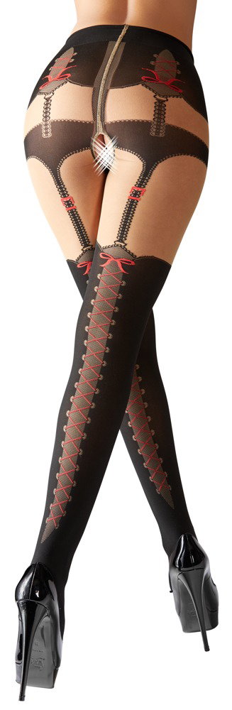 Alternative view of Cottelli LEGWEAR Straps-Strumpfhose