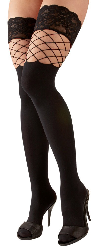 Alternative view of Cottelli LEGWEAR Halterlose Strümpfe