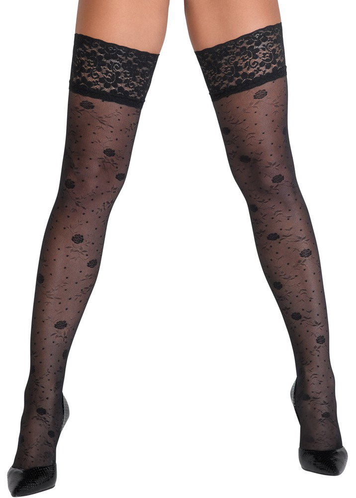 Alternative view of Cottelli LEGWEAR Halterlose Strümpfe