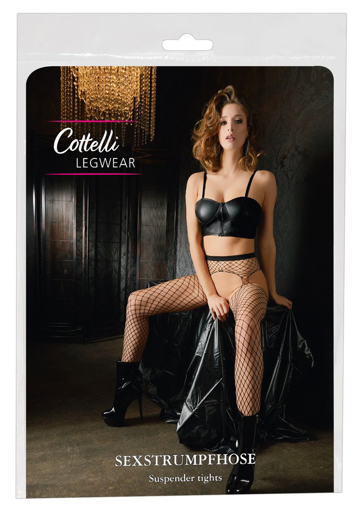 Cottelli LEGWEAR Straps-Strumpfhose