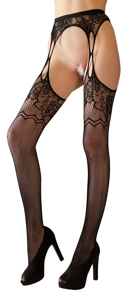 Cottelli LEGWEAR Straps-Strumpfhose – Bild 3