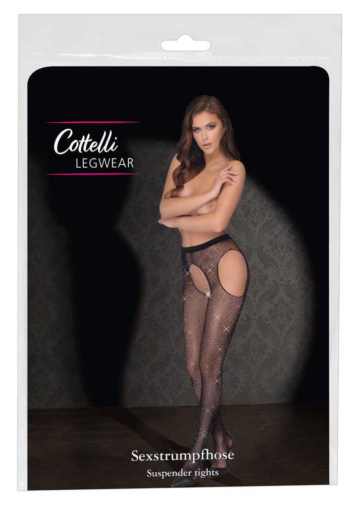 Cottelli LEGWEAR Straps-Strumpfhose