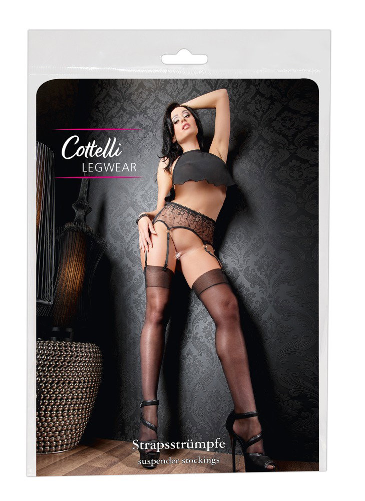 Cottelli LEGWEAR Straps-Strümpfe