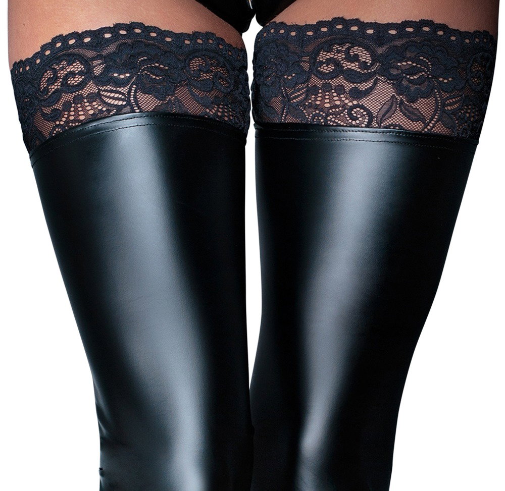 Noir Overknees Diva Exclusive – Bild 4