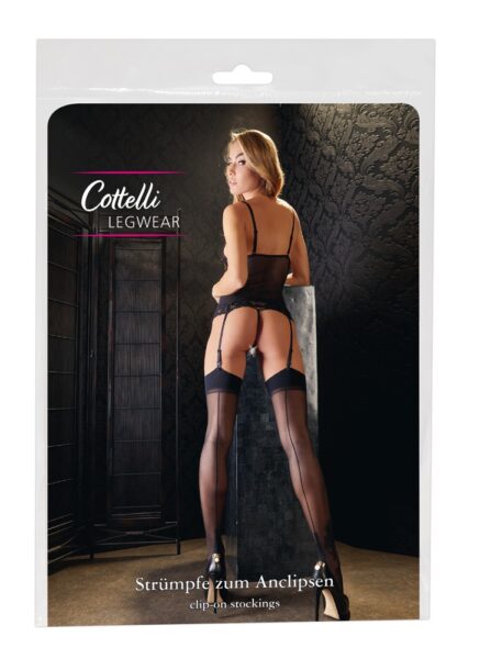 Cottelli LEGWEAR Straps-Strümpfe