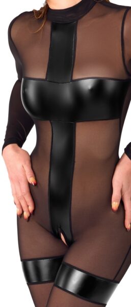 Noir Overall ouvert – Bild 8