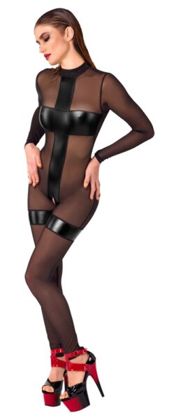 Noir Overall ouvert – Bild 3