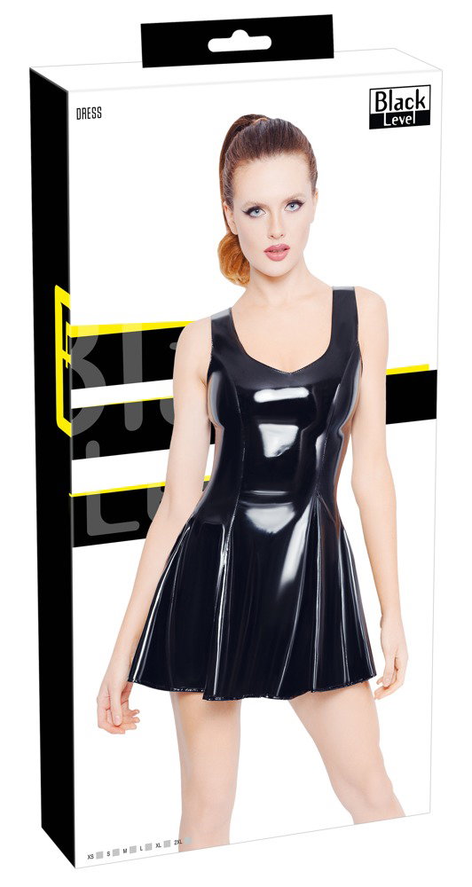 Black Level Kleid aus Lack