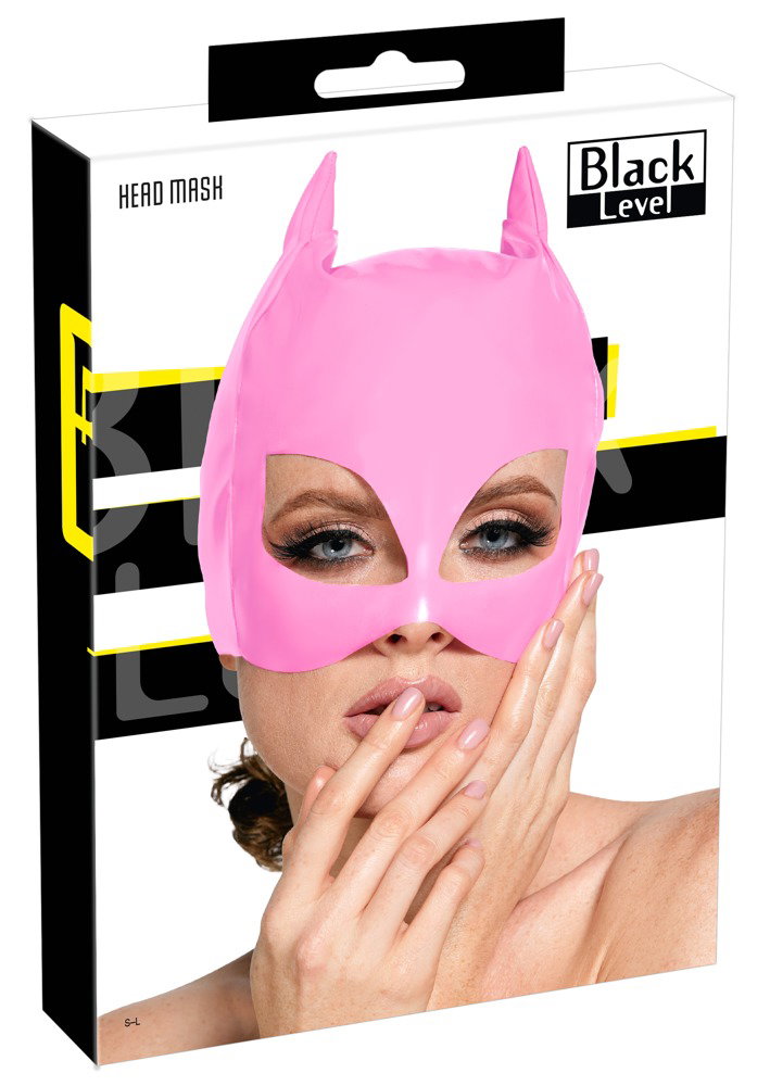 Black Level Kopfmaske aus Lack