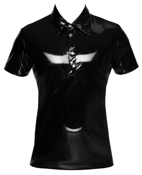 Black Level Poloshirt aus Lack – Bild 6