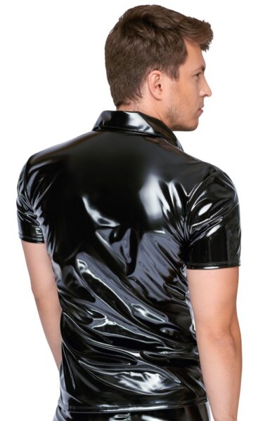 Black Level Poloshirt aus Lack – Bild 5