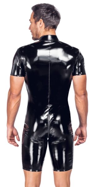Black Level Kurzoverall aus Lack – Bild 4