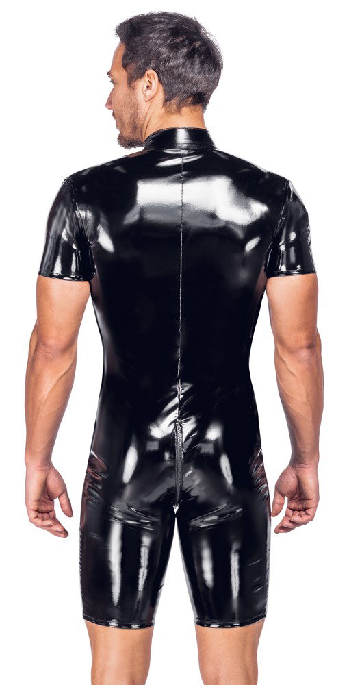 Black Level Kurzoverall aus Lack – Bild 4