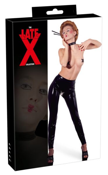 Late X Leggings aus Latex