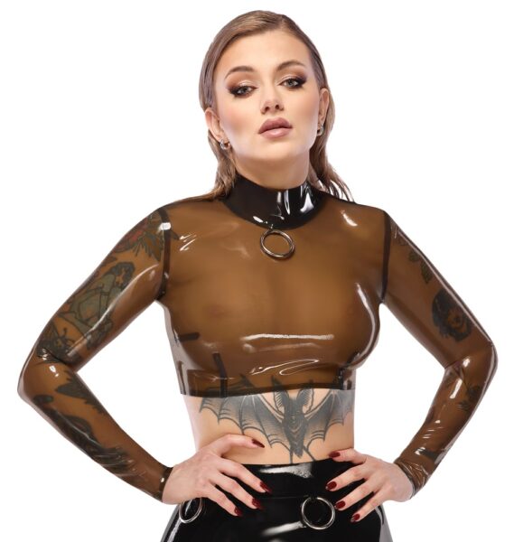 Alternative view of Late X Shirt aus Latex