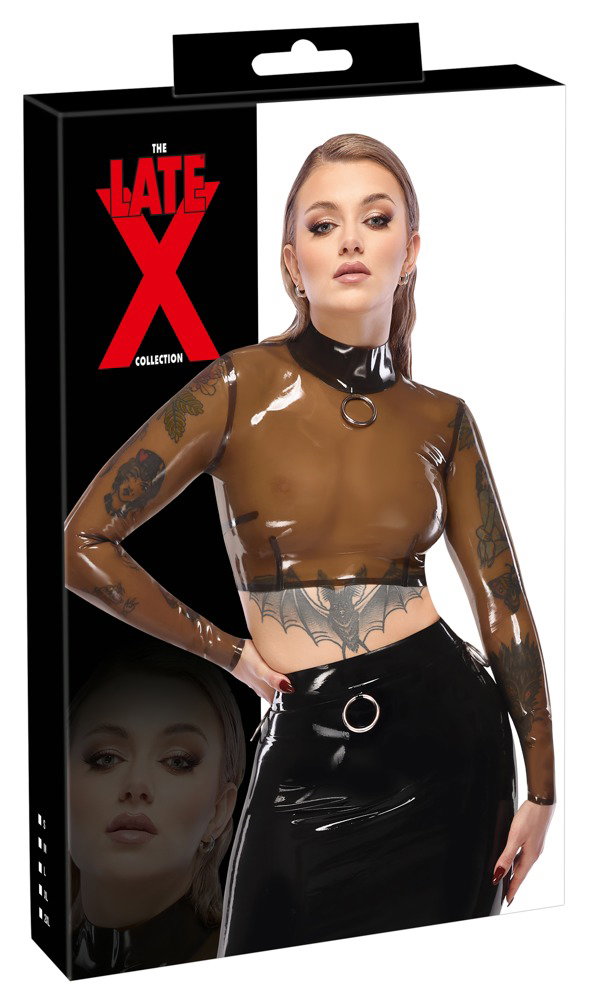 Late X Shirt aus Latex
