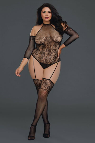 Dreamgirl Bodystocking DR0310 schwarz – Bild 6