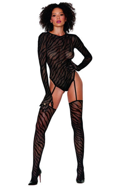 Dreamgirl Bodystocking DR0420 schwarz – Bild 3