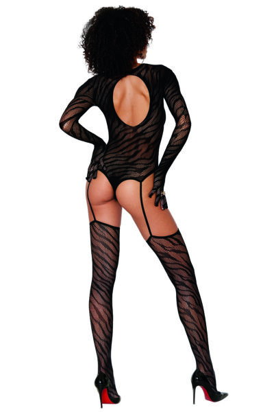 Dreamgirl Bodystocking DR0420 schwarz – Bild 4