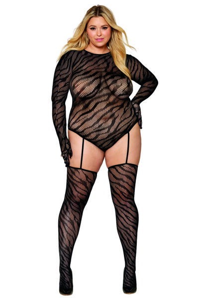 Dreamgirl Bodystocking DR0420 schwarz – Bild 7
