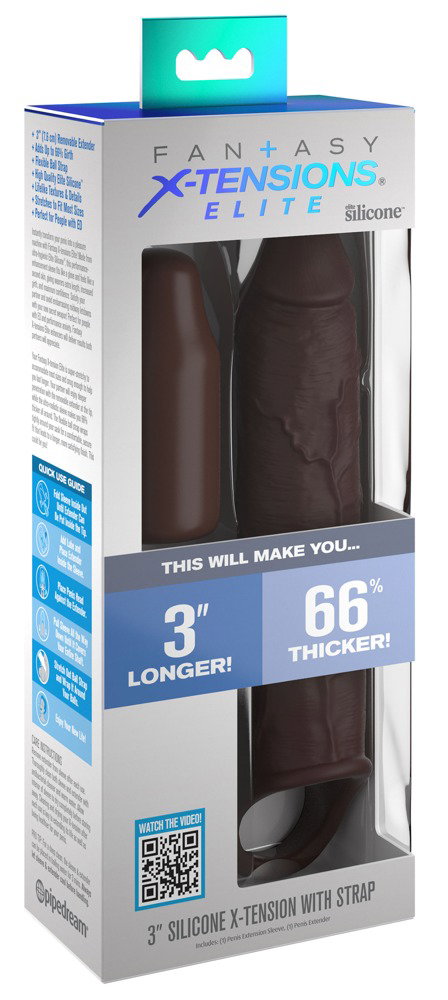 Fantasy X-Tensions Elite 3“ Silicone X-tension with Strap