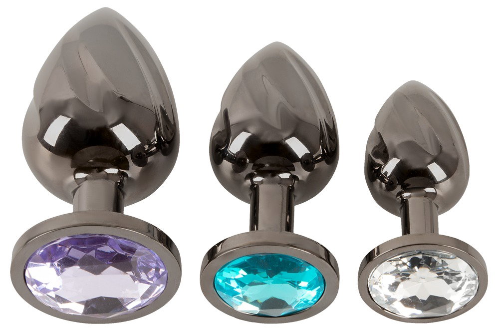 Alternative view of ANOS Metal Butt Plug Set