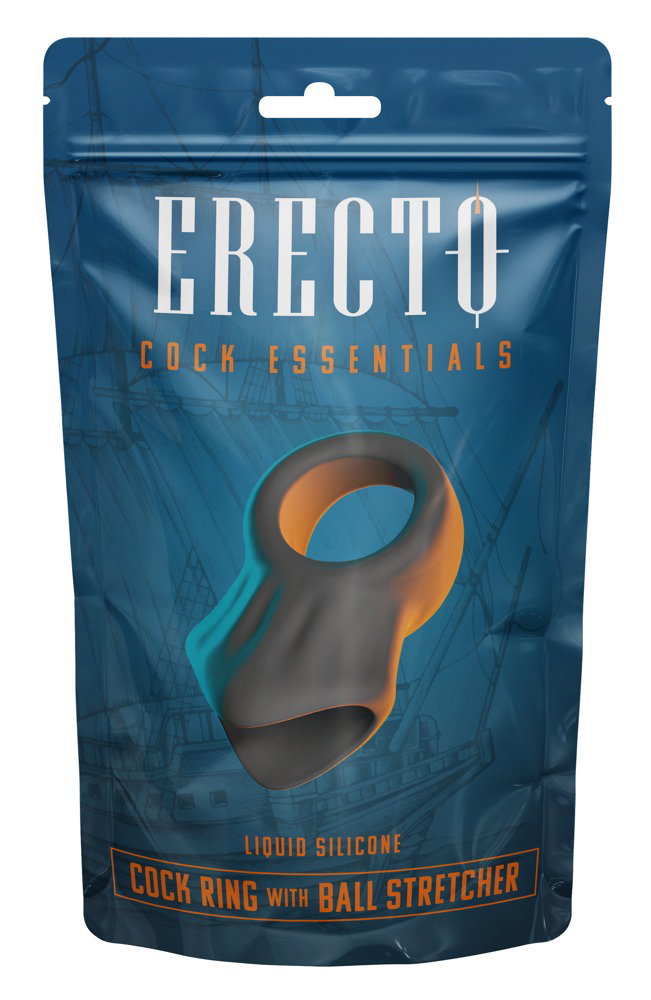 Erecto Cock Ring with Ball Stretcher