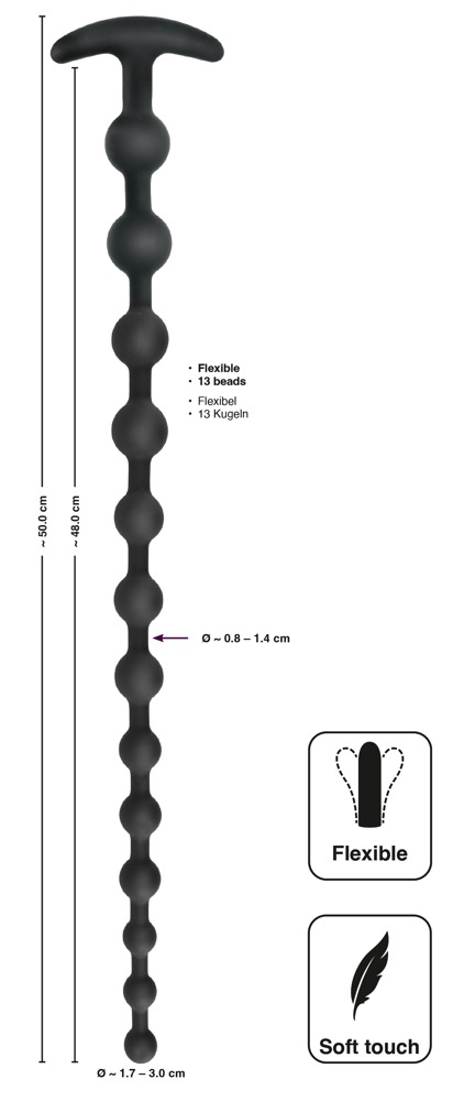 Black Velvets Anal beads – Bild 8