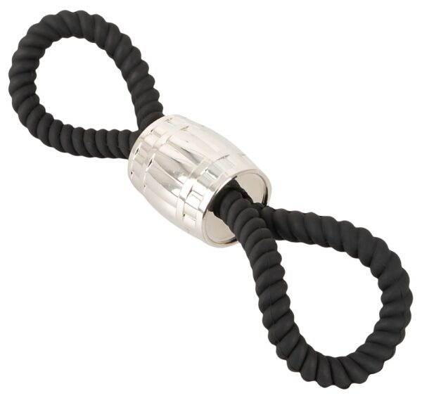Rebel Heavy Rope Cock Strap with two Loops – Bild 3