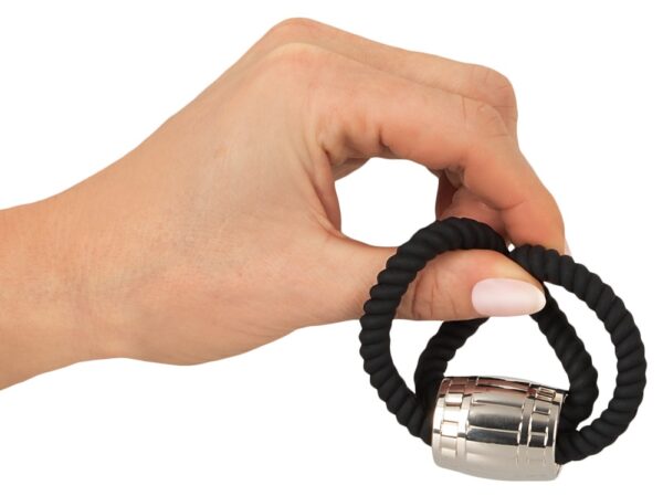 Rebel Heavy Rope Cock Strap with two Loops – Bild 4